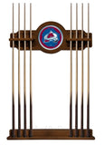 Colorado Avalanche Cue Rack In Chardonnay Finish