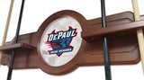 Depaul Cue Rack In Chardonnay Finish