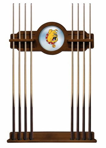 Ferris State Cue Rack In Chardonnay Finish