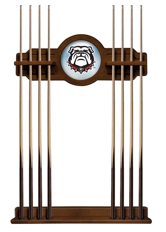 Georgia "bulldog" Cue Rack In Chardonnay Finish