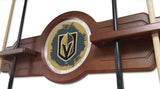 Vegas Golden Knights Cue Rack In Chardonnay Finish