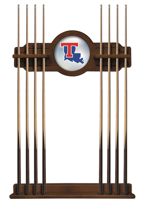 Louisiana Tech Cue Rack In Chardonnay Finish