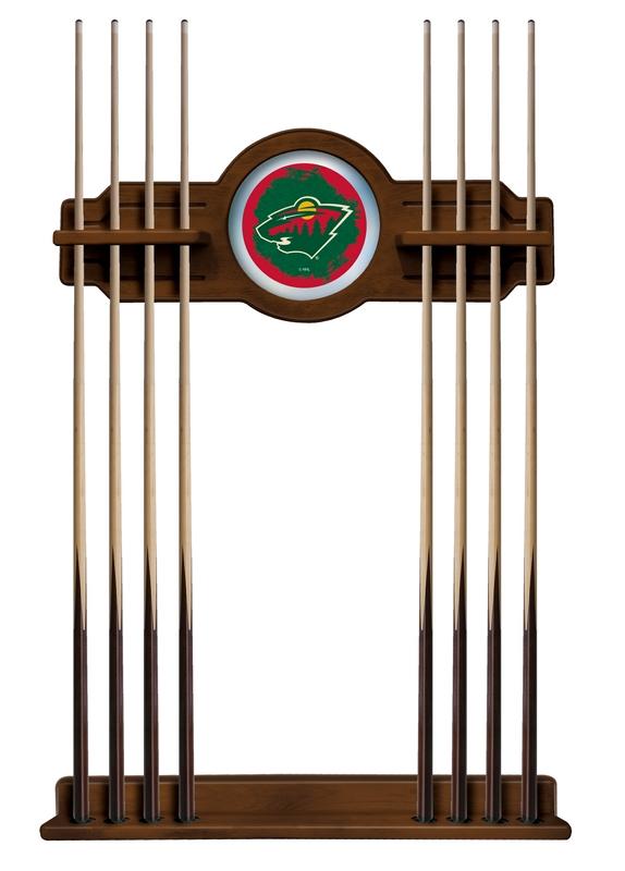 Minnesota Wild Cue Rack In Chardonnay Finish