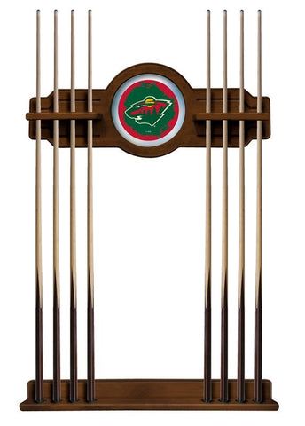 Minnesota Wild Cue Rack In Chardonnay Finish