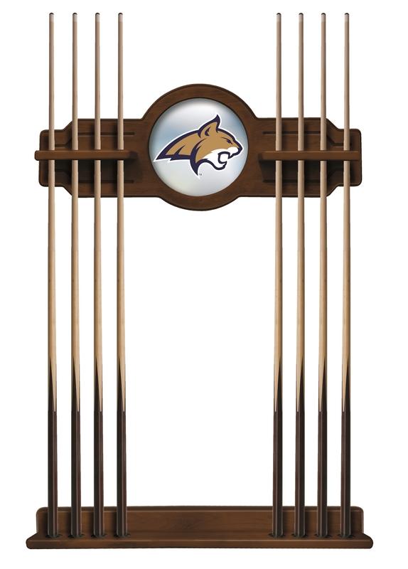 Montana State Cue Rack In Chardonnay Finish