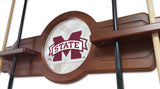 Mississippi State Cue Rack In Chardonnay Finish