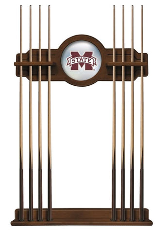 Mississippi State Cue Rack In Chardonnay Finish