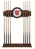 North Carolina State Cue Rack In Chardonnay Finish