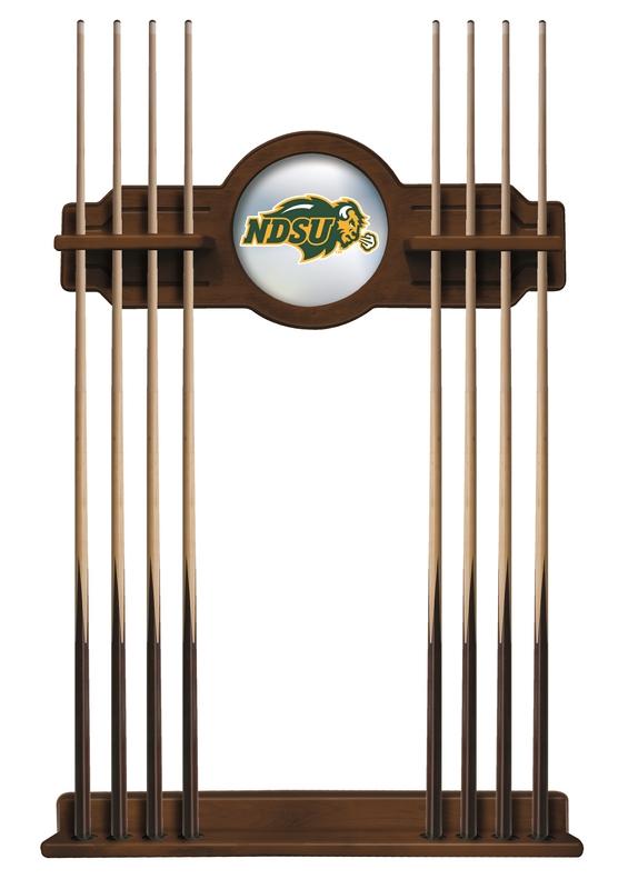 North Dakota State Cue Rack In Chardonnay Finish