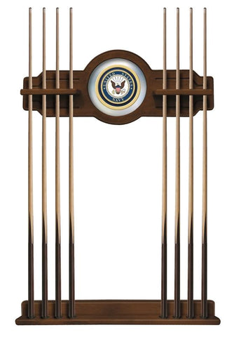 U.s. Navy Cue Rack In Chardonnay Finish