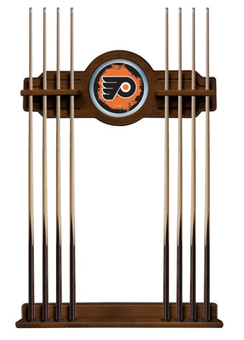 Philadelphia Flyers Cue Rack In Chardonnay Finish