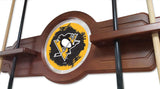 Pittsburgh Penguins Cue Rack In Chardonnay Finish