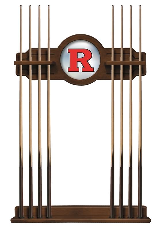 Rutgers Cue Rack In Chardonnay Finish