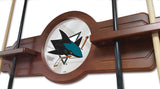 San Jose Sharks Cue Rack In Chardonnay Finish