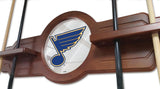 St Louis Blues Cue Rack In Chardonnay Finish