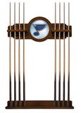 St Louis Blues Cue Rack In Chardonnay Finish