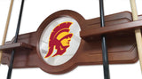 Usc Trojans Cue Rack In Chardonnay Finish