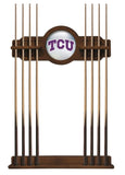 Tcu Cue Rack In Chardonnay Finish