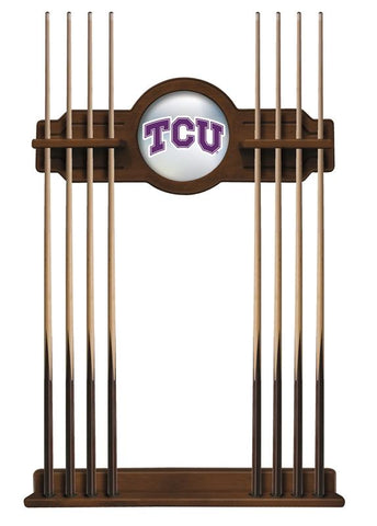 Tcu Cue Rack In Chardonnay Finish