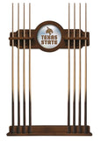 Texas State Cue Rack In Chardonnay Finish