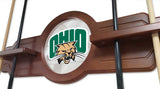 Ohio University Cue Rack In Chardonnay Finish