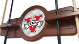 Valdosta State Cue Rack In Chardonnay Finish