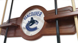 Vancouver Canucks Cue Rack In Chardonnay Finish