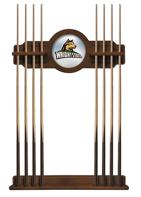 Wright State Cue Rack In Chardonnay Finish