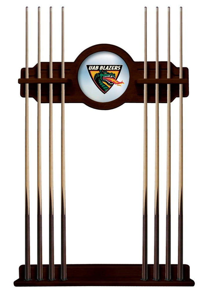 Uab Cue Rack In English Tudor Finish