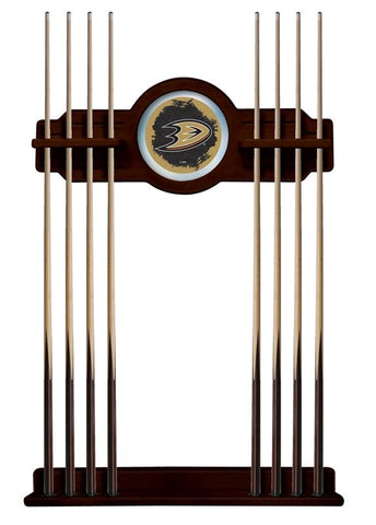 Anaheim Ducks Cue Rack In English Tudor Finish