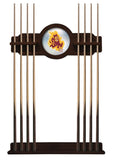 Arizona State Cue Rack In English Tudor Finish With Sparky Logo