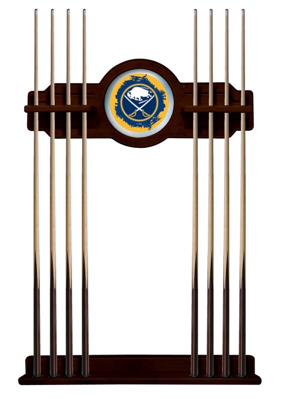 Buffalo Sabres Cue Rack In English Tudor Finish