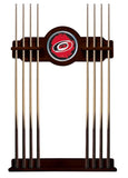 Carolina Hurricanes Cue Rack In English Tudor Finish