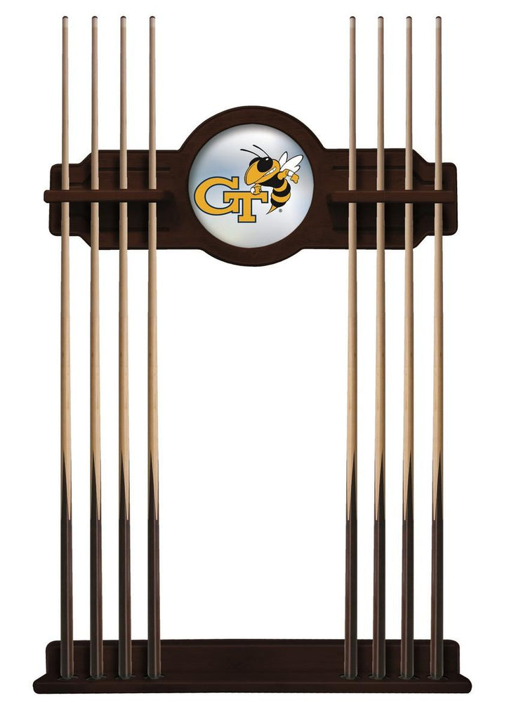 Georgia Tech Cue Rack In English Tudor Finish