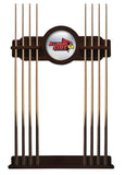 Illinois State Cue Rack In English Tudor Finish