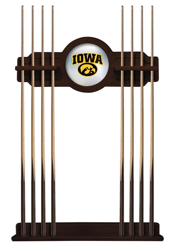 Iowa Cue Rack In English Tudor Finish