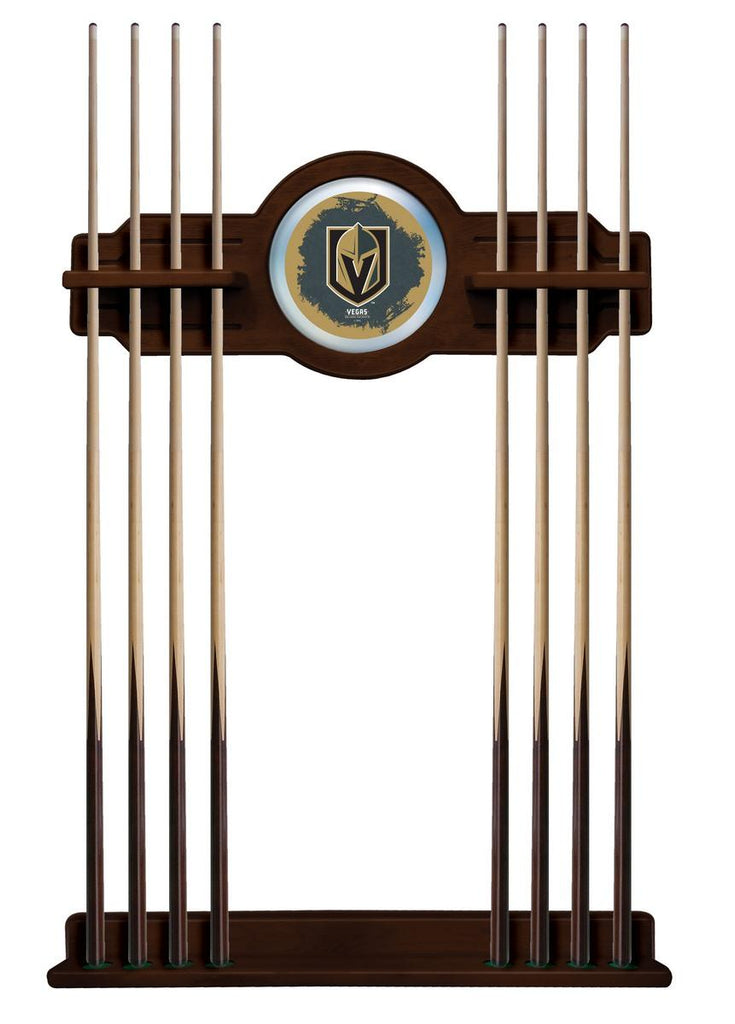 Vegas Golden Knights Cue Rack In English Tudor Finish