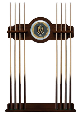 Vegas Golden Knights Cue Rack In English Tudor Finish