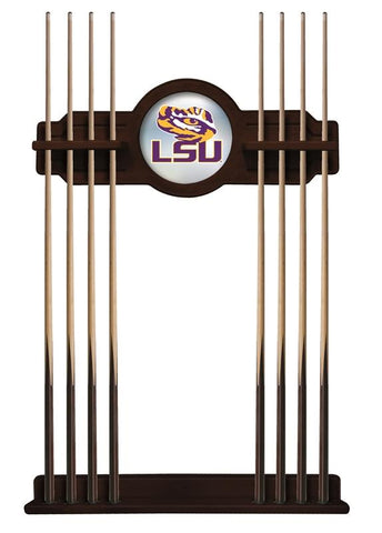 Louisiana State Cue Rack In English Tudor Finish