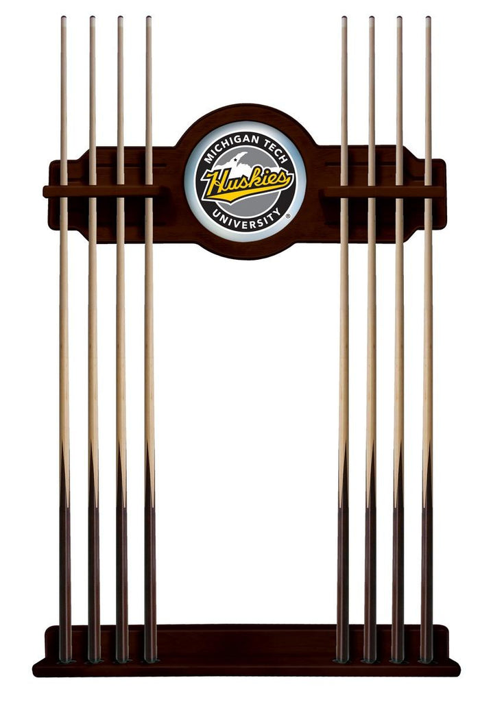 Michigan Tech Cue Rack In English Tudor Finish