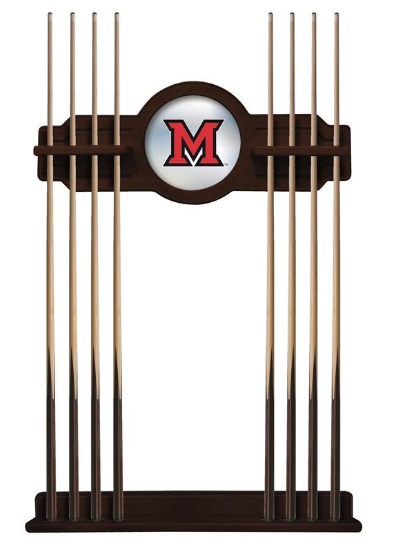 Miami (oh) Cue Rack In English Tudor Finish