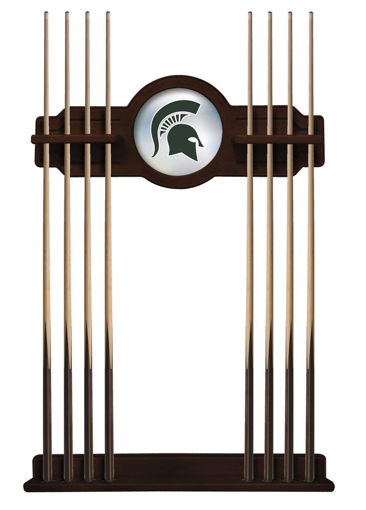 Michigan State Cue Rack In English Tudor Finish