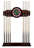 Minnesota Wild Cue Rack In English Tudor Finish