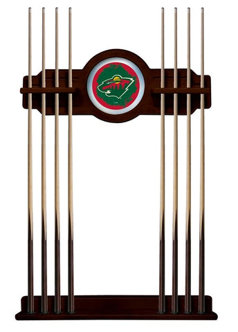 Minnesota Wild Cue Rack In English Tudor Finish