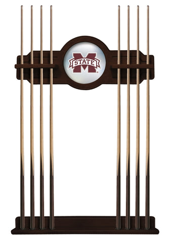 Mississippi State Cue Rack In English Tudor Finish