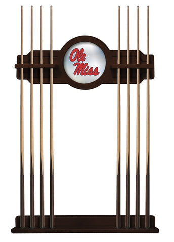 Ole' Miss Cue Rack In English Tudor Finish