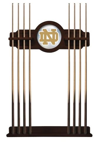 Notre Dame (nd) Cue Rack In English Tudor Finish