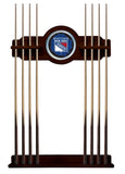 New York Rangers Cue Rack In English Tudor Finish