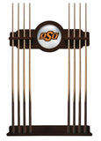 Oklahoma State Cue Rack In English Tudor Finish