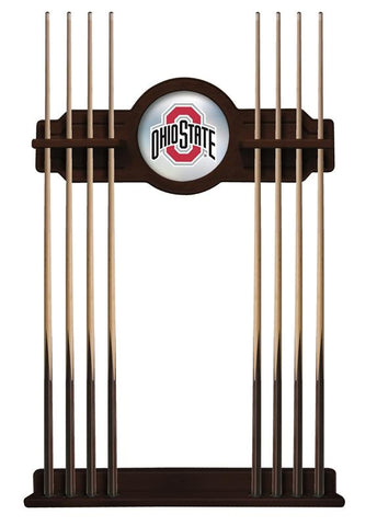 Ohio State Cue Rack In English Tudor Finish